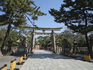 Sumiyoshi Taisha West Great Torii Gate