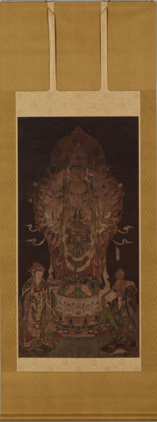 Thousand-Armed Kannon (Color on Silk)